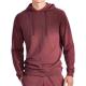 Bread and Boxers Organic Cotton Men Hooded Shirt 2P Vinröd Medium Herr