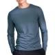 Bread and Boxers Active Long Sleeve Shirt Blå polyester Large Herr