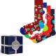 Happy socks Strumpor 4P Holiday Vibes Gift Box Flerfärgad bomull Strl 36/40