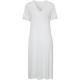 Damella Bamboo Plain Lace Short Sleeve Nightdress Elfenben Bambu Medium Dam