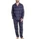 Jockey Cotton Flannel Pyjama Navy bomull Small Herr