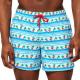Happy socks Badbyxor Palm Beach Swim Shorts Blå Mönstrad polyester Small Herr