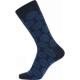 Claudio Strumpor Patterned Cotton Socks Marin mönstrad Strl 40/47 Herr