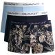 Gant Kalsonger 3P Tropical Leaves Printed Trunks Marin bomull X-Large Herr