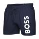 BOSS Badbyxor Swimshorts Octopus Blå polyamid Small Herr