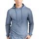 Bread and Boxers Organic Cotton Men Hooded Shirt 2P Ljusblå Large Herr