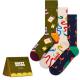 Happy Sock Happy Camper Socks Gift Set Strumpor 3P Flerfärgad bomull Strl 36/40