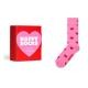 Happy socks Strumpor Heart Sock Gift Box Rosa bomull Strl 36/40