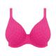 Elomi Bazaruto Underwire Plunge Bikini Top Rosa polyamid H 95 Dam