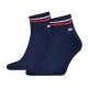 Tommy Men Uni TJ Iconic Quarter Socks Strumpor 2P Marin Strl 39/42 Herr
