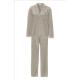 Damella Woven Silk Plain Pyjamas Set Nougat silke Large Dam