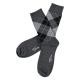 Topeco Strumpor Mens Classic Socks Argyle Antracit Strl 41/45 Herr