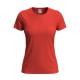 Stedman Classic Women T-shirt Orange/Röd bomull Large Dam