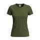 Stedman 4P Classic Women T-shirt Militärgrön bomull Medium Dam