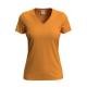 Stedman Classic V-Neck Women T-shirt Orange bomull Large Dam
