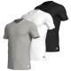 adidas 3P Active Flex Cotton V-Neck T-Shirt Flerfärgad bomull Medium Herr