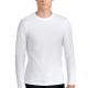 Bread and Boxers Long Sleeve Regular T-Shirt Vit ekologisk bomull X-Large Herr
