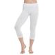 Decoy Seamless Capri Leggins Vit S/M Dam