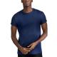 Bread and Boxers Roll-Up Tee Marin ekologisk bomull Large Herr