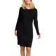 Damella Wool Long Sleeved Nightdress Svart merinoull Medium Dam