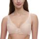 Chantelle BH Origins Lace Lightweight Plunge Bra Beige nylon F 80 Dam