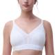 Chantelle BH EasyFeel Wirefree Support Bra Vit nylon D 75 Dam