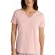 Calida Favourites Sleep Shirt Short-Sleeve Rosa randig bomull X-Small Dam