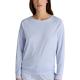 Calida Favourites Sleep Shirt Long-Sleeve Ljusblå bomull Medium Dam