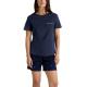 Calida Sweet Dreams Short Pyjamas Marin bomull Small Dam