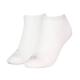 Calvin Klein Strumpor 2P Shiny Logo Sneaker Socks Vit Strl 35/38 Dam