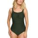 Damella Shirley Basic Prosthetic Swimsuit Mörkgrön 48 Dam