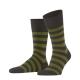 Falke Strumpor Sensitive Mappd Line Socks Grön bomull Strl 43/46 Herr