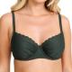 Damella Grace Wavy Bikini Bra Mörkgrön D/E 38 Dam