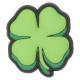 Crocs Jibbitz Lucky Clover Grön One Size Barn