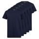 Claudio 5P Cotton T-Shirt Marin bomull Small Herr