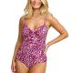 Damella Tara Swimsuit Pattern Rosa Mönstrad 42 Dam