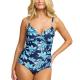 Damella Tara Swimsuit Pattern Blå Mönstrad 48 Dam