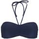 Damella Olivia Textured Padded Bikini Bra Marin nylon 42 Dam