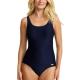 Damella Alice Textured Swimsuit Marin nylon 44 Dam