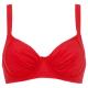 Damella Sophia Basic Underwired Bikini Bra Röd polyester F 40 Dam
