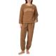 DKNY Chill In Style Top Jogger Set Brun polyester Small Dam