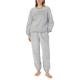 DKNY Chill In Style Top Jogger Set Grå polyester X-Large Dam