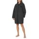 DKNY Chill In Style Hooded Zipe Robe Svart polyester X-Small Dam