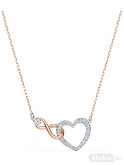 Damsmycke Swarovski Halsband Infinity Heart