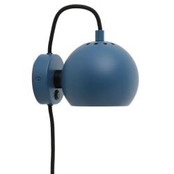 Ball Vägglampa Matt Petroleum Blue - Frandsen