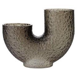 Arura Medium Glass Vase Black - AYTM