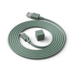 Cable 1 USB A 1,8m Oak Green - Avolt