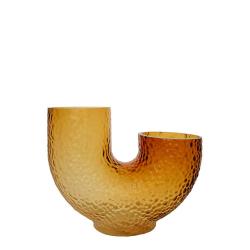 Arura Medium Glass Vase Amber - AYTM