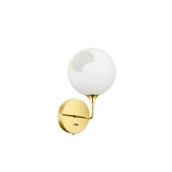 Ballroom The Wall Vägglampa 37 cm White Snow/Gold - Design By Us