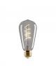 Päronlampa LED 4W (180lm) ST64 Smoked CRI90+ Dimmbar E27 - e3light
